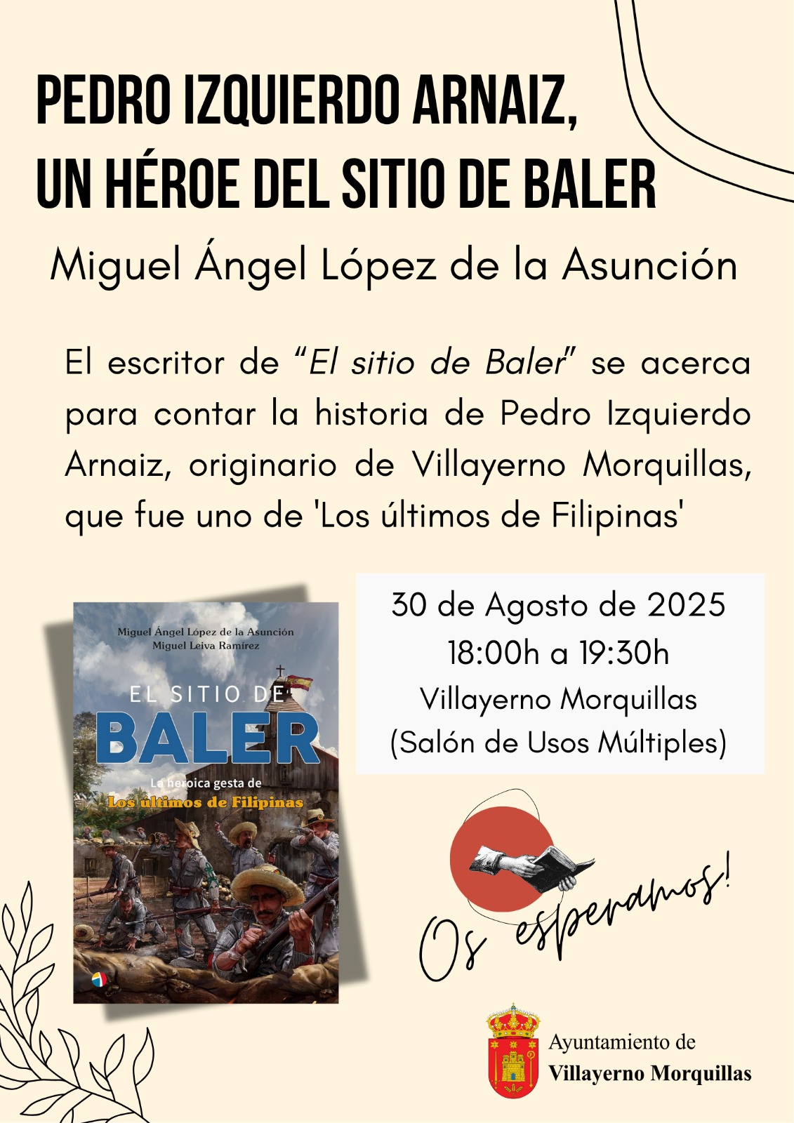 Presentación de libro "El sitio de Baler"