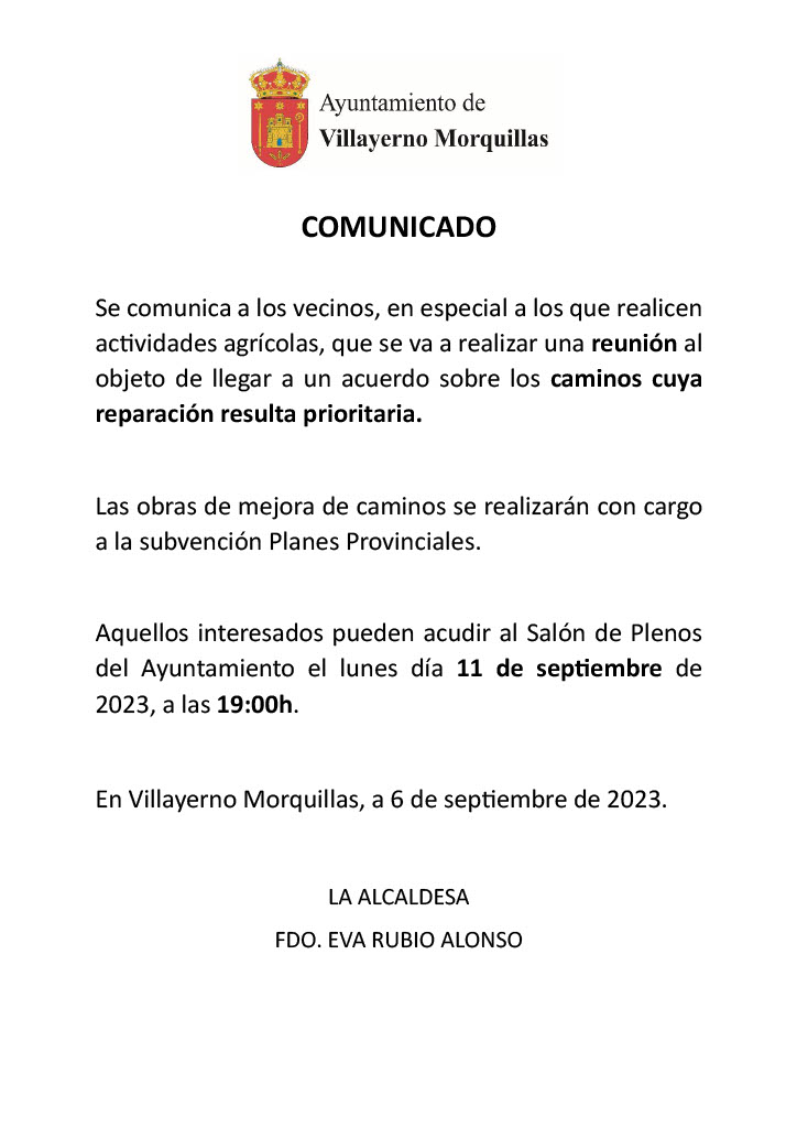 Comunicado